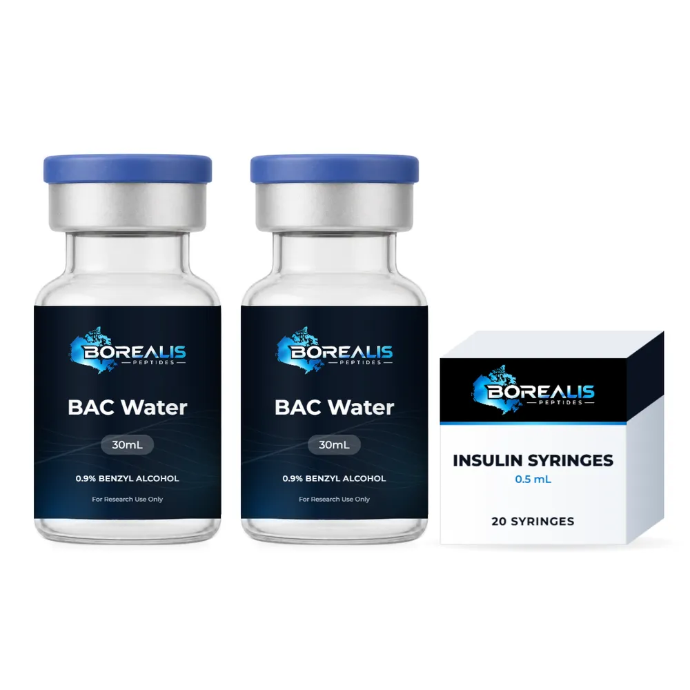 BAC water + syringes bundle